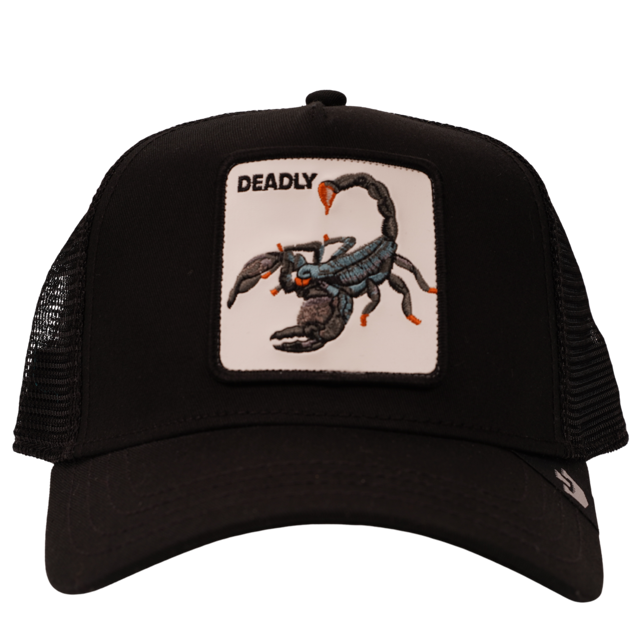 Goorin Bros Original Trucker Cap The Deadliest Scorpion schwarz