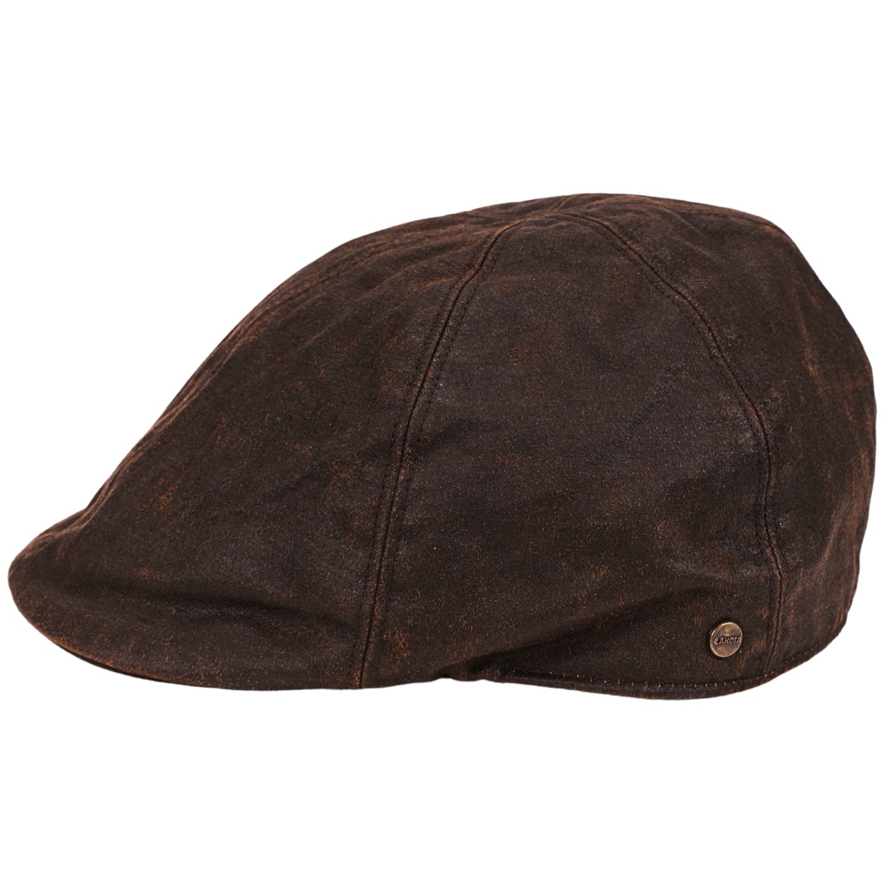 Gatsby Schiebermütze Lakota Waxed Cotton braun