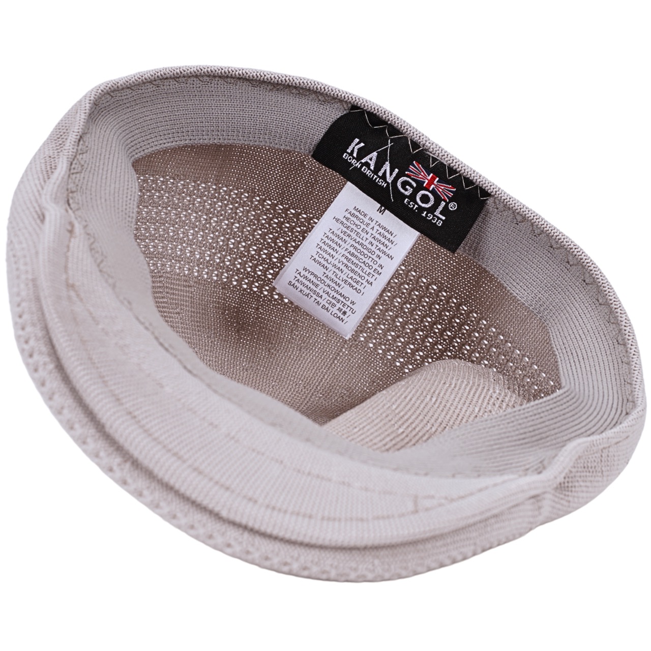 Kangol Original Flatcap Tropic 507 Ventair moonstruck beigegrau