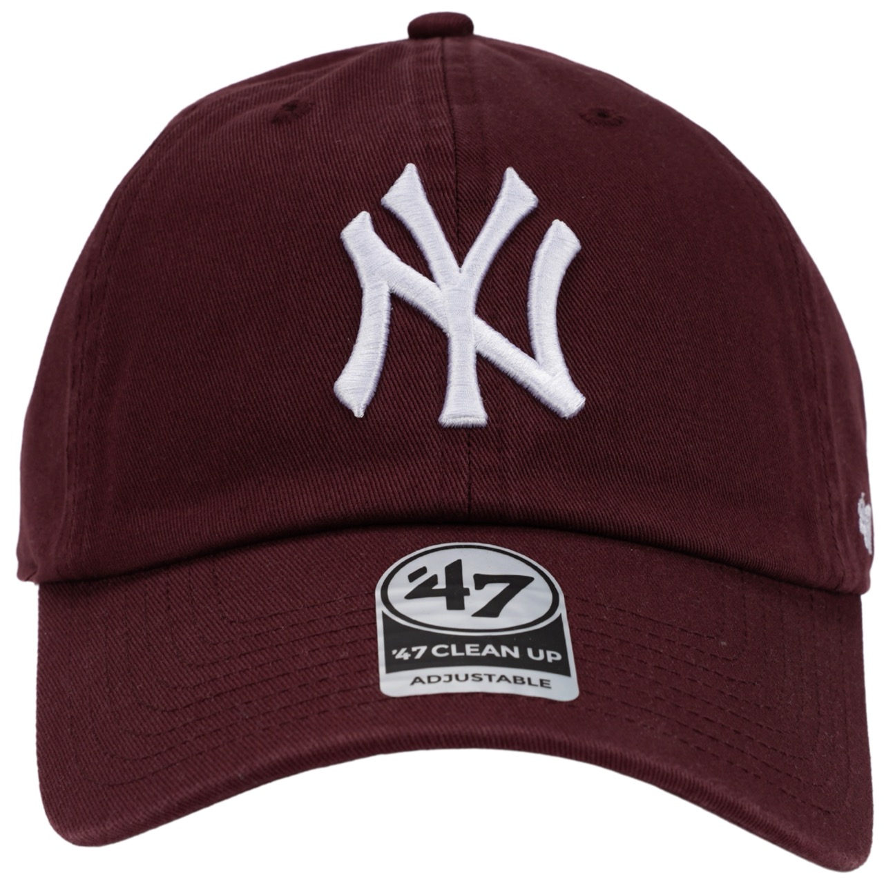'47 Clean Up Cap New York Yankees verstellbar maroon red