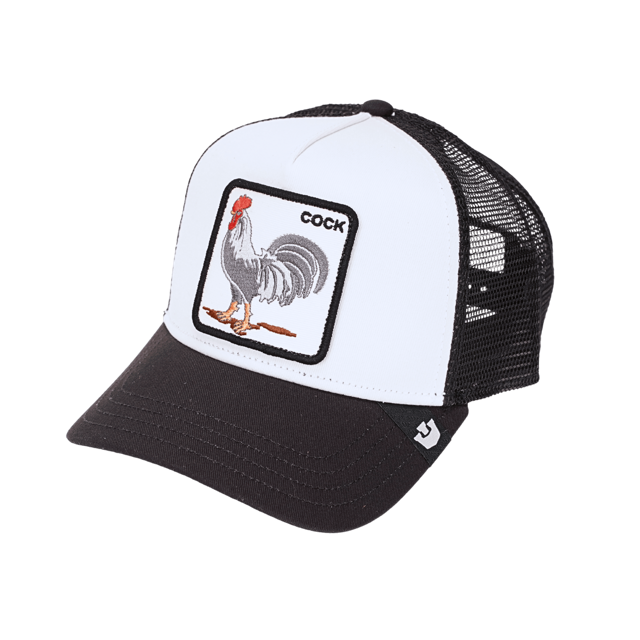 Goorin Bros Original Trucker Cap Cock schwarz-weiß