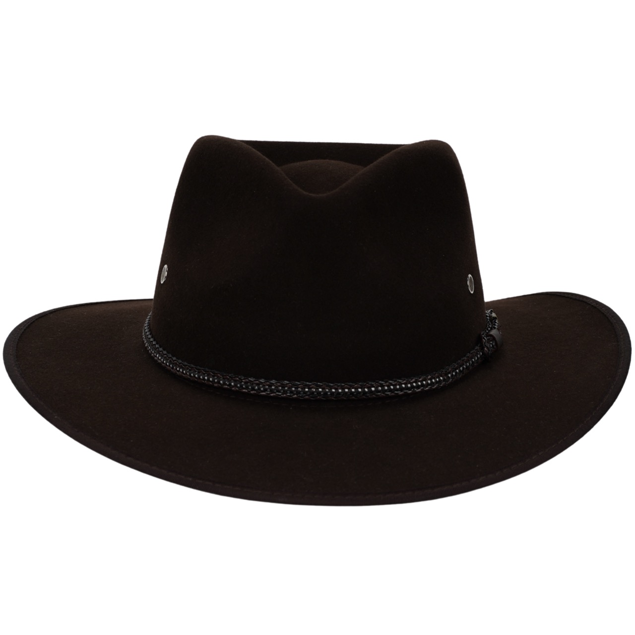 Westernhut Premium Wool dunkelbraun