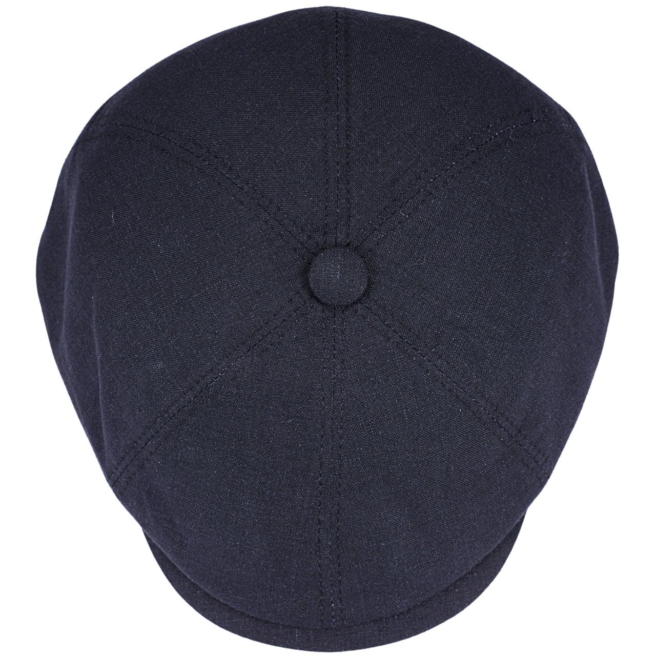 Leinen Newsboy Schiebermütze Amalfi dunkelblau - Made in Italy