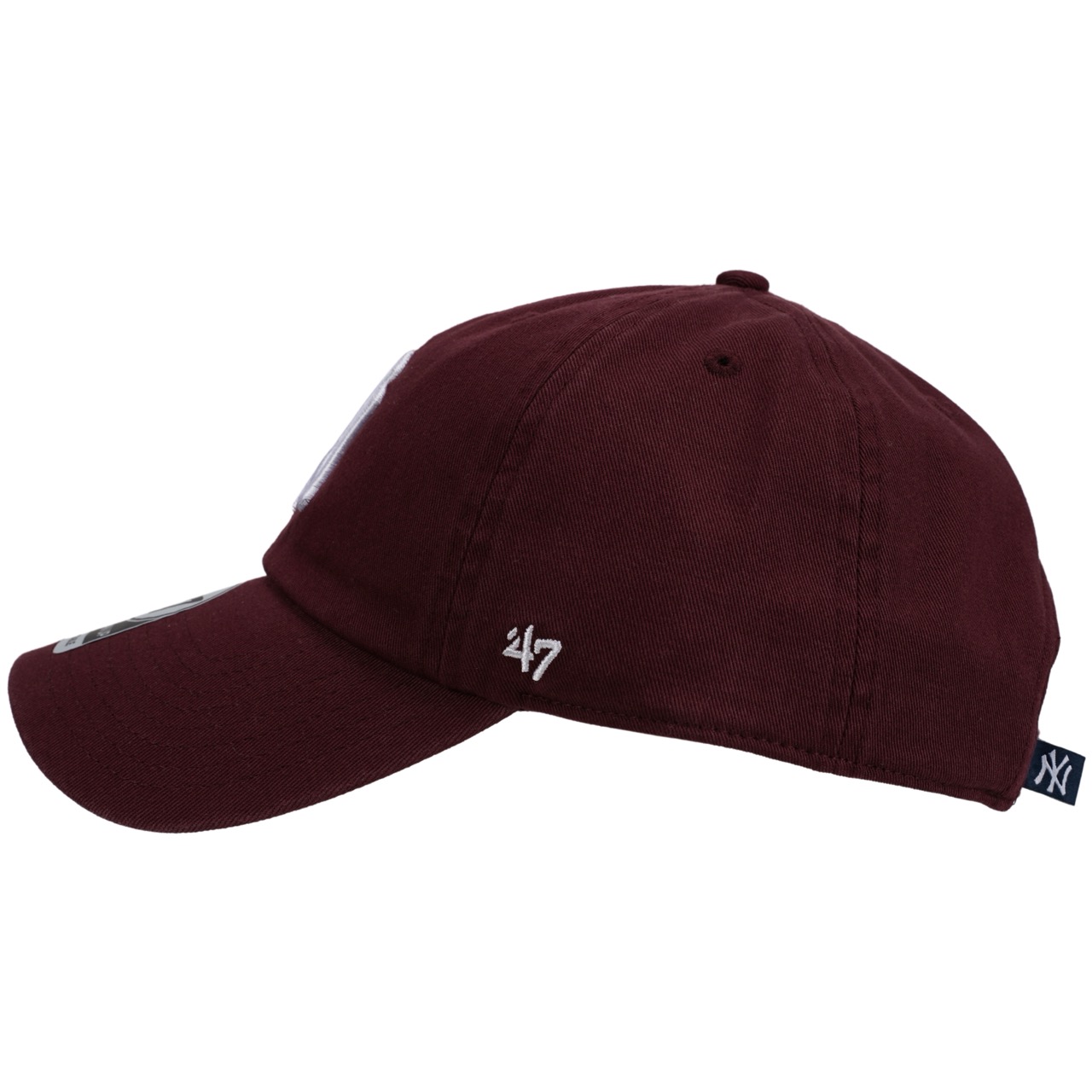 '47 Clean Up Cap New York Yankees verstellbar maroon red