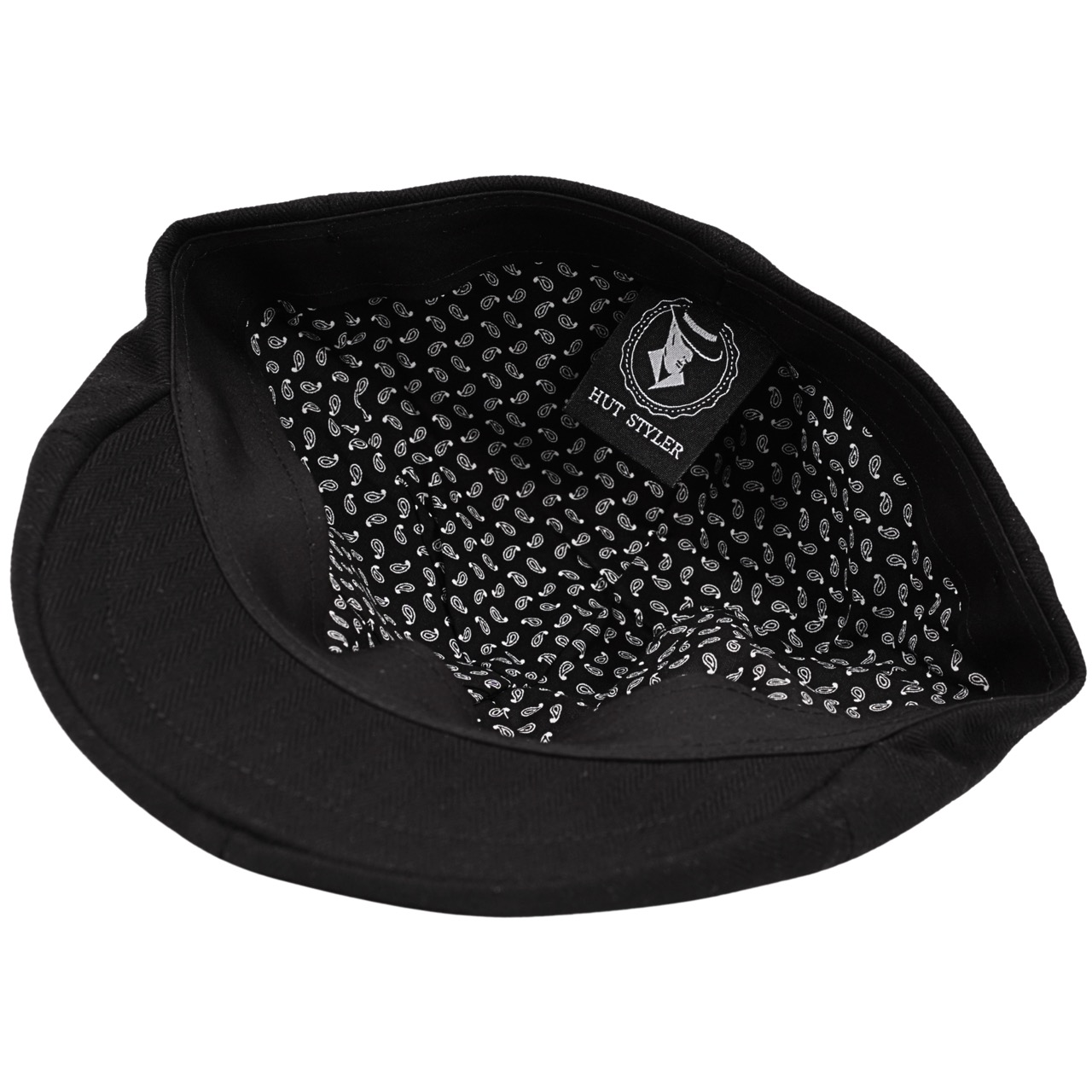 Gatsby Schiebermütze Romana schwarz - Cotton Premium Quality