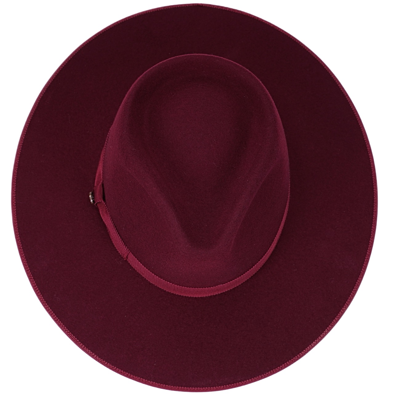 Fedora Filzhut Monza Handmade weinrot-bordeaux