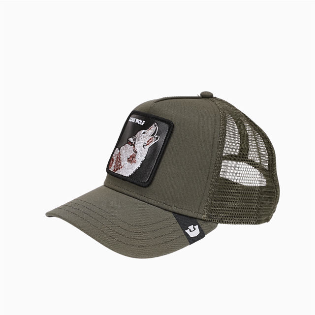 Goorin Bros Original Trucker Cap Lone Wolf oliv