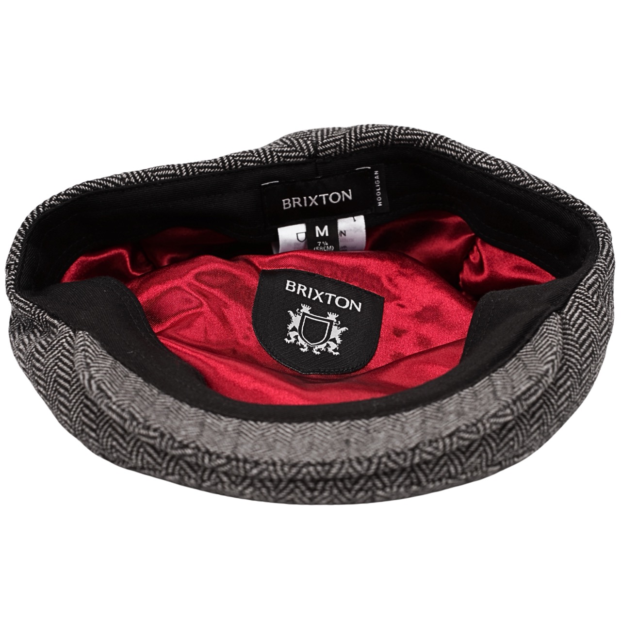 Brixton Original Flatcap Hooligan grau