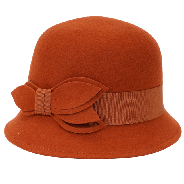 Faustmann Damen Cloche Glockenhut rost