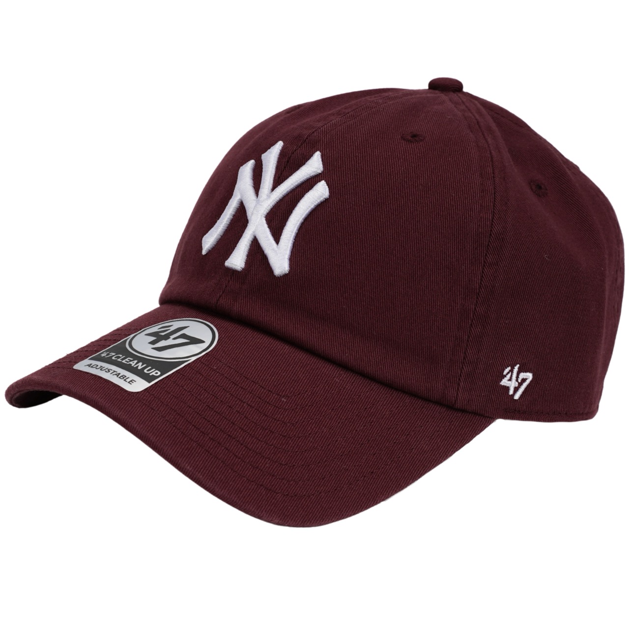 '47 Clean Up Cap New York Yankees verstellbar maroon red