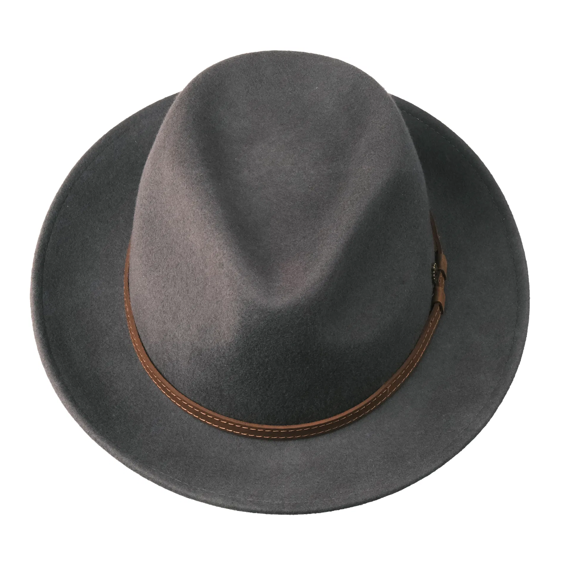 Fedora Filzhut Mantua grau-stahlblau
