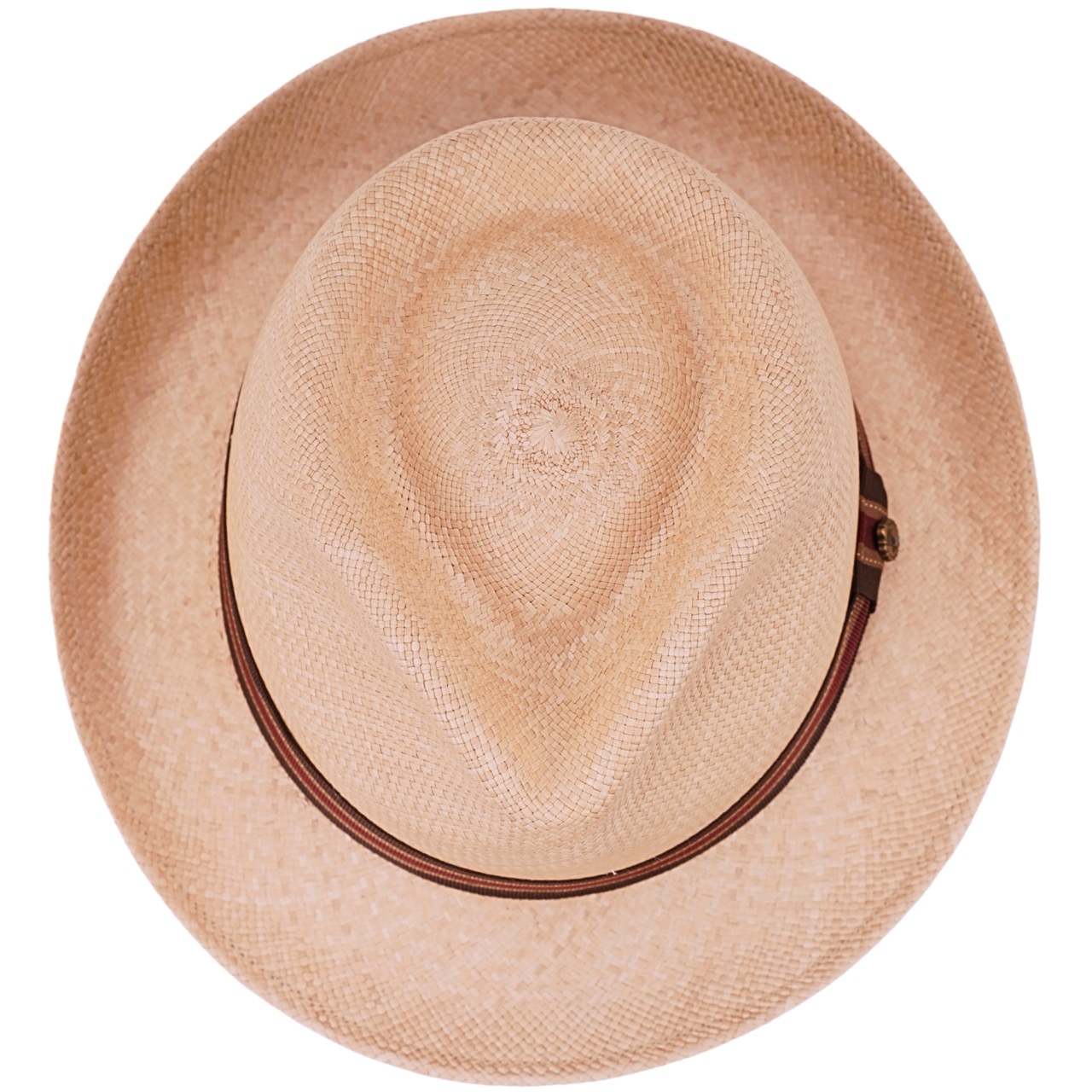 Panamahut Calabria Trilby Handmade braun