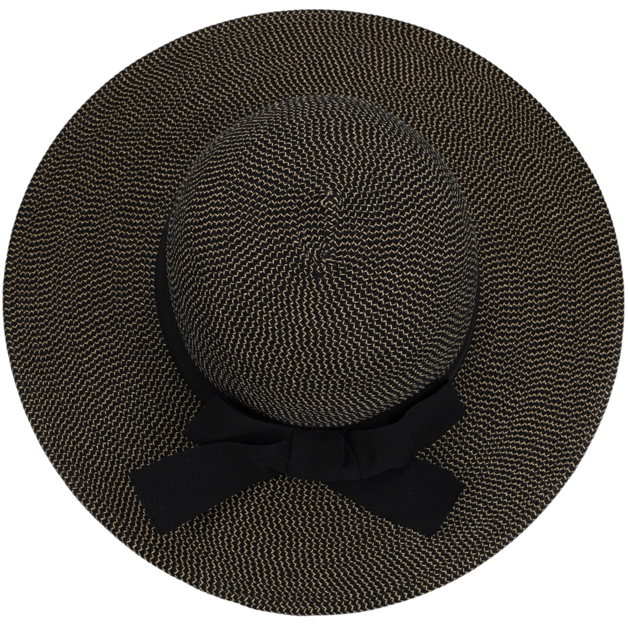 Faustmann Damen Sommerhut schwarz meliert - Made in Italy
