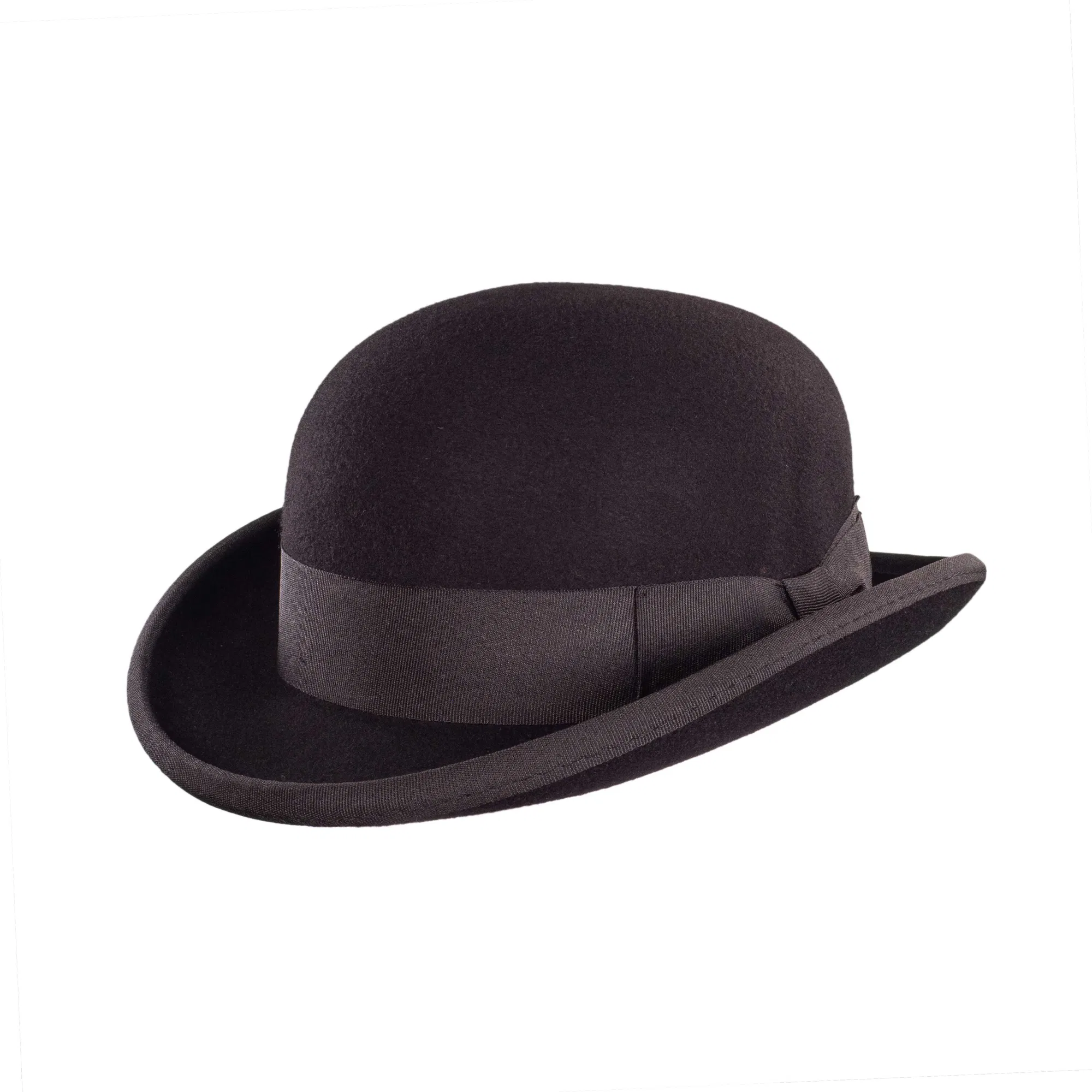 Melonenhut Bowler Bologna Handmade schwarz