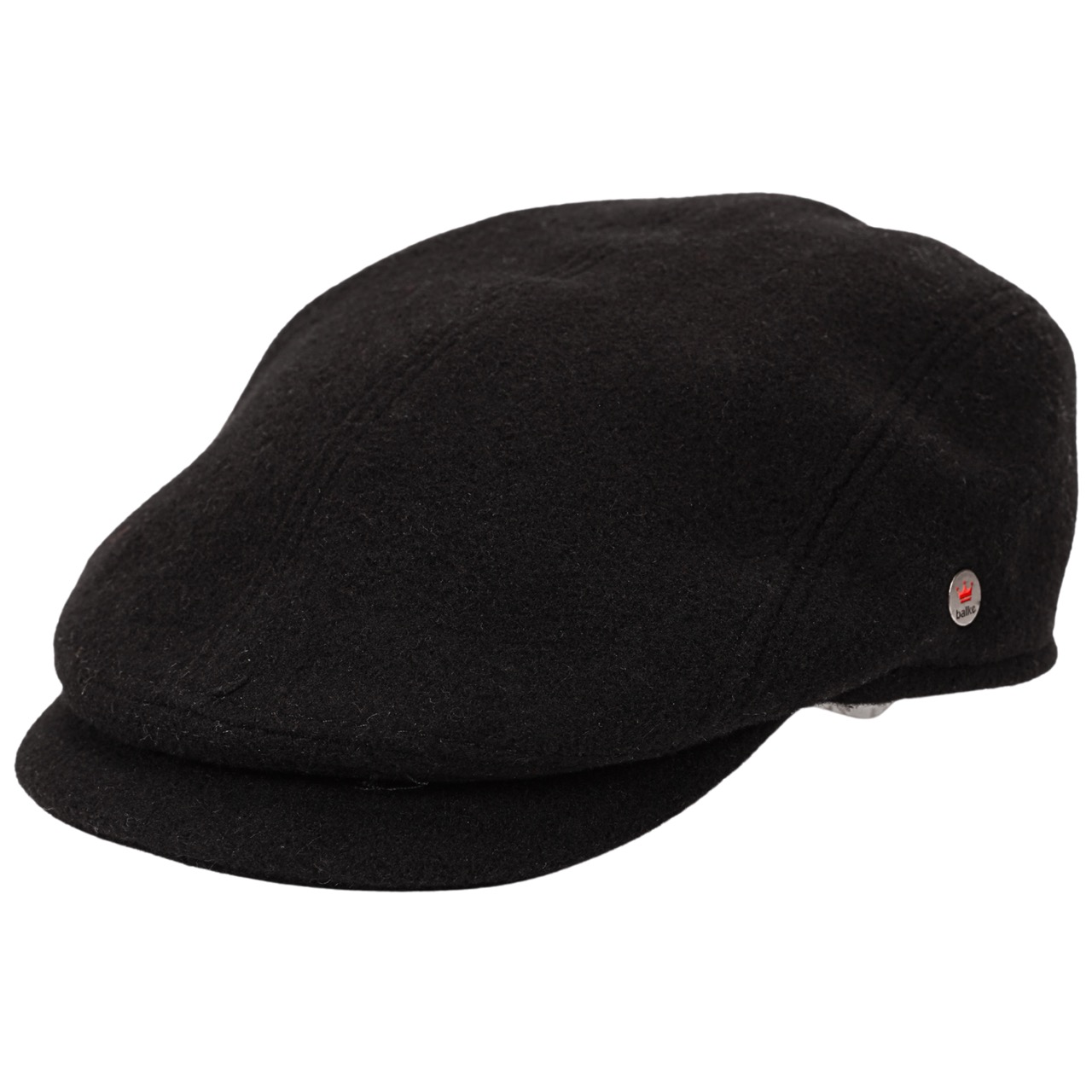 Balke Flatcap Ohrenklappen Premium Wolle Kaschmir schwarz