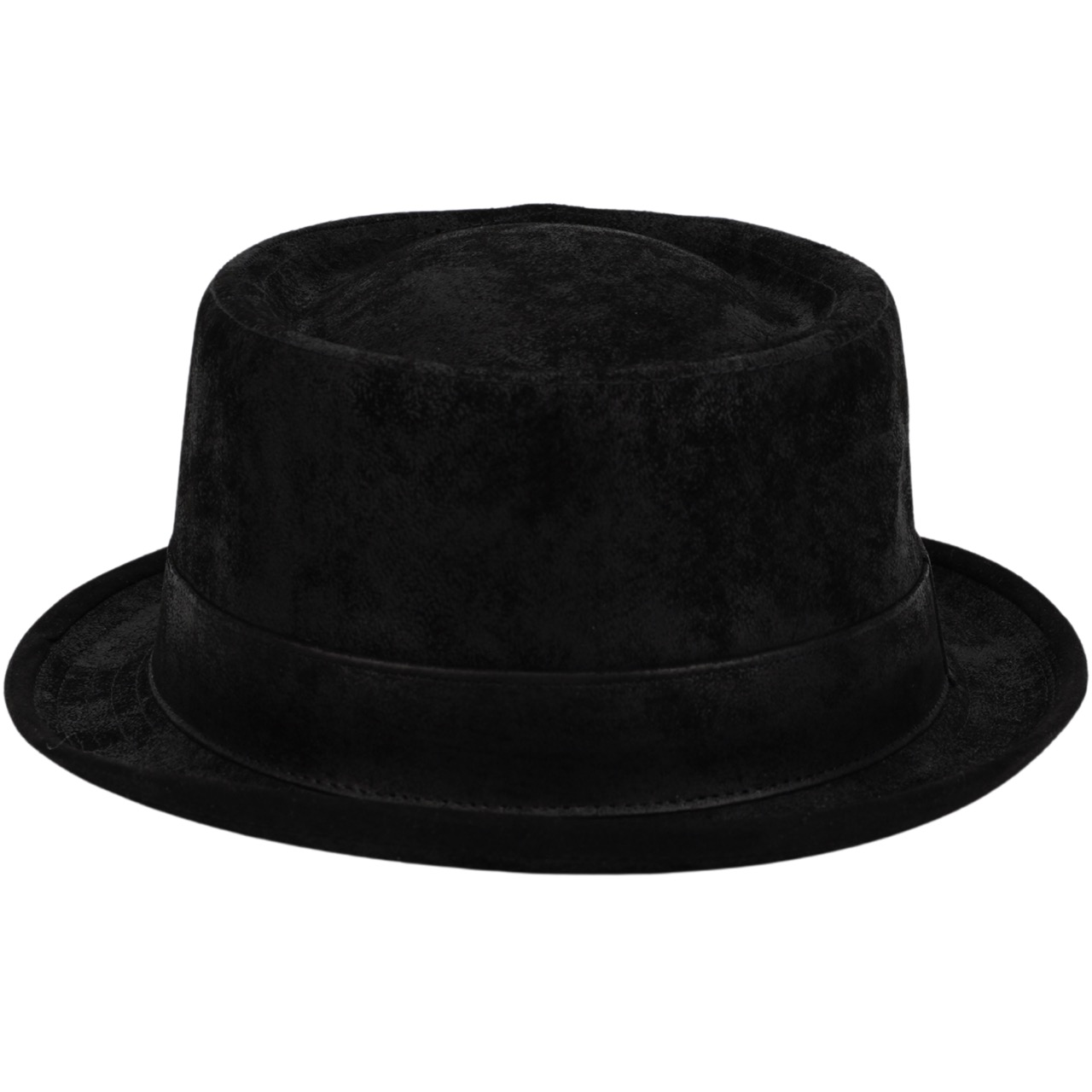 Fiebig Leder Pork Pie schwarz