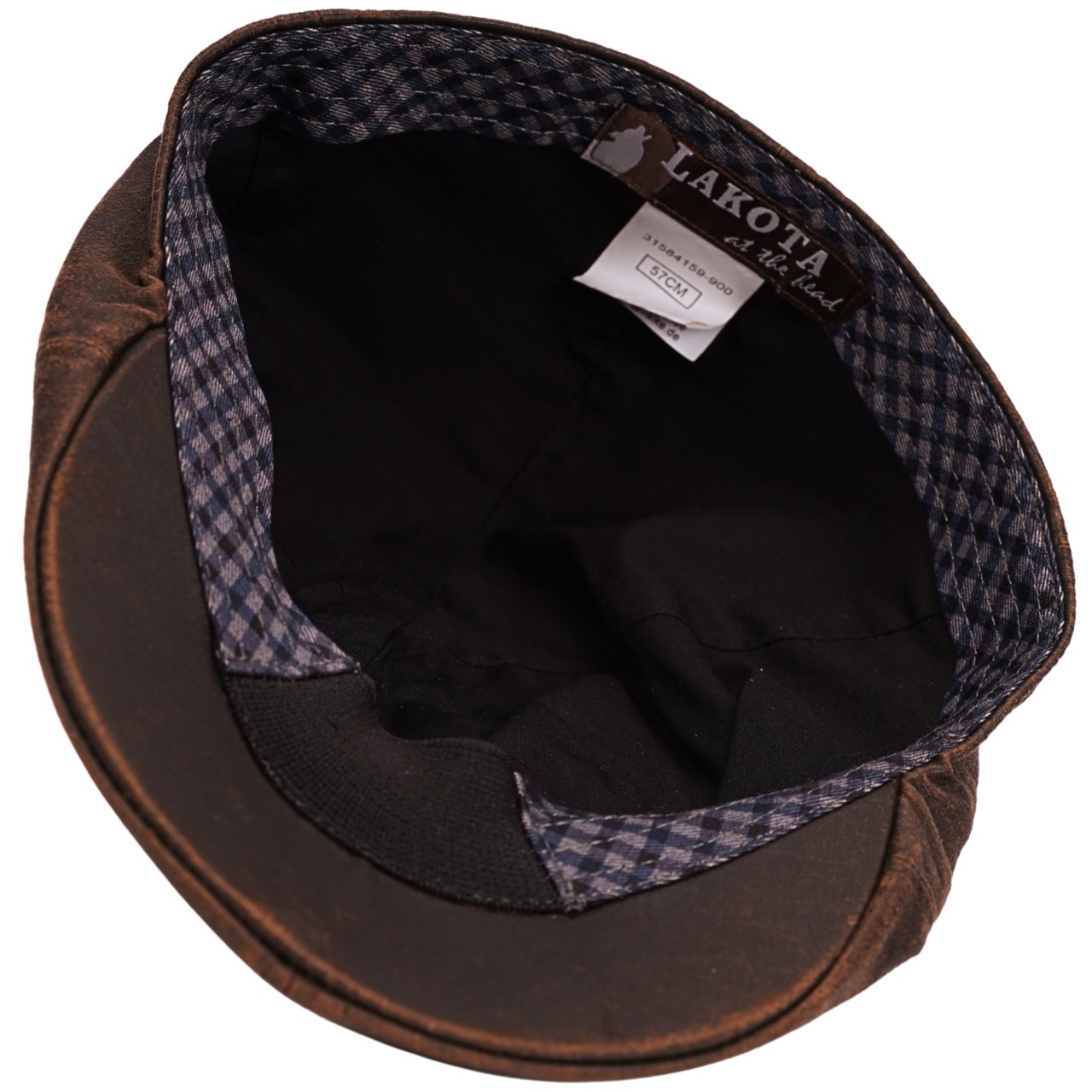 Gatsby Schiebermütze Lakota Waxed Cotton braun