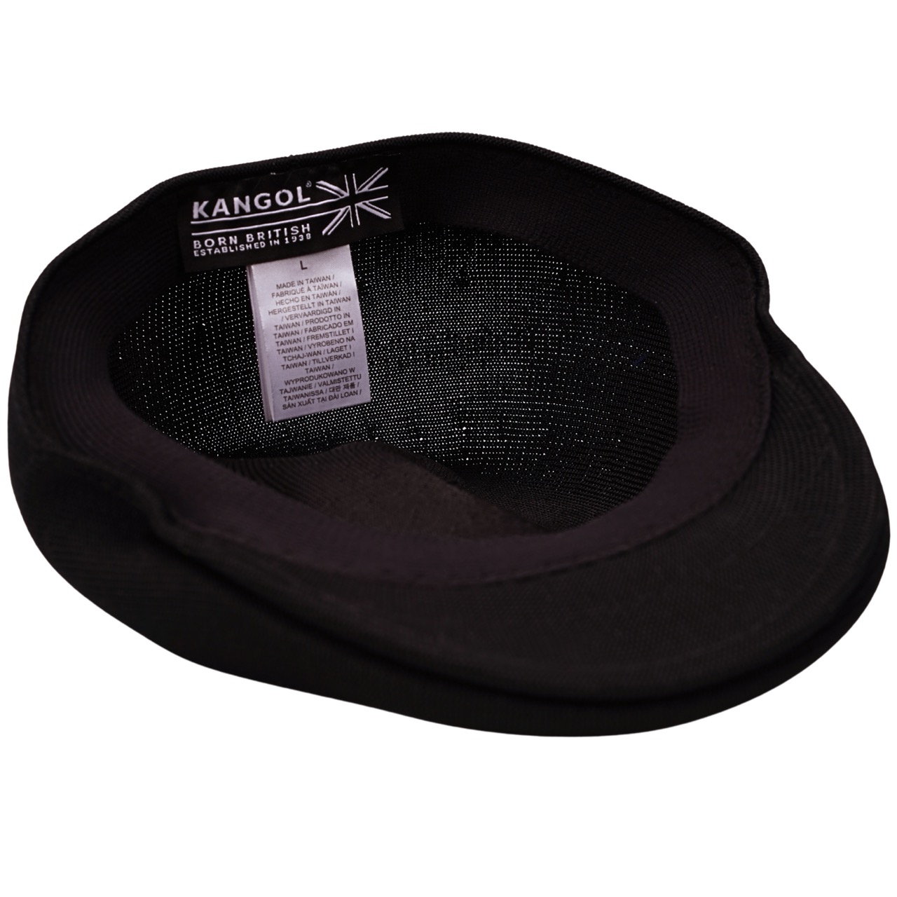 Kangol Original Flatcap Tropic 507 Seamless schwarz