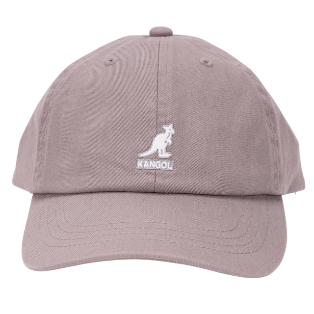 Original Kangol Baseball Cap Washed Cotton grau