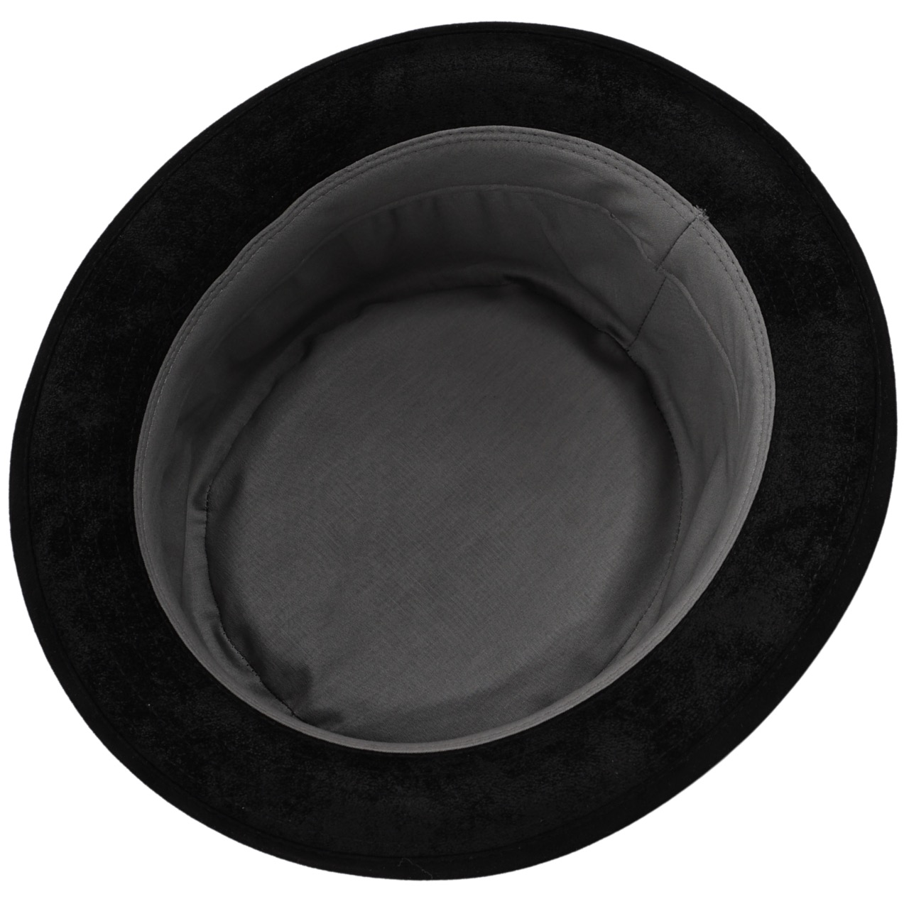 Fiebig Leder Pork Pie schwarz