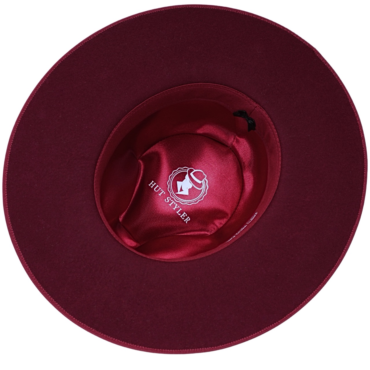 Fedora Filzhut Monza Handmade weinrot-bordeaux