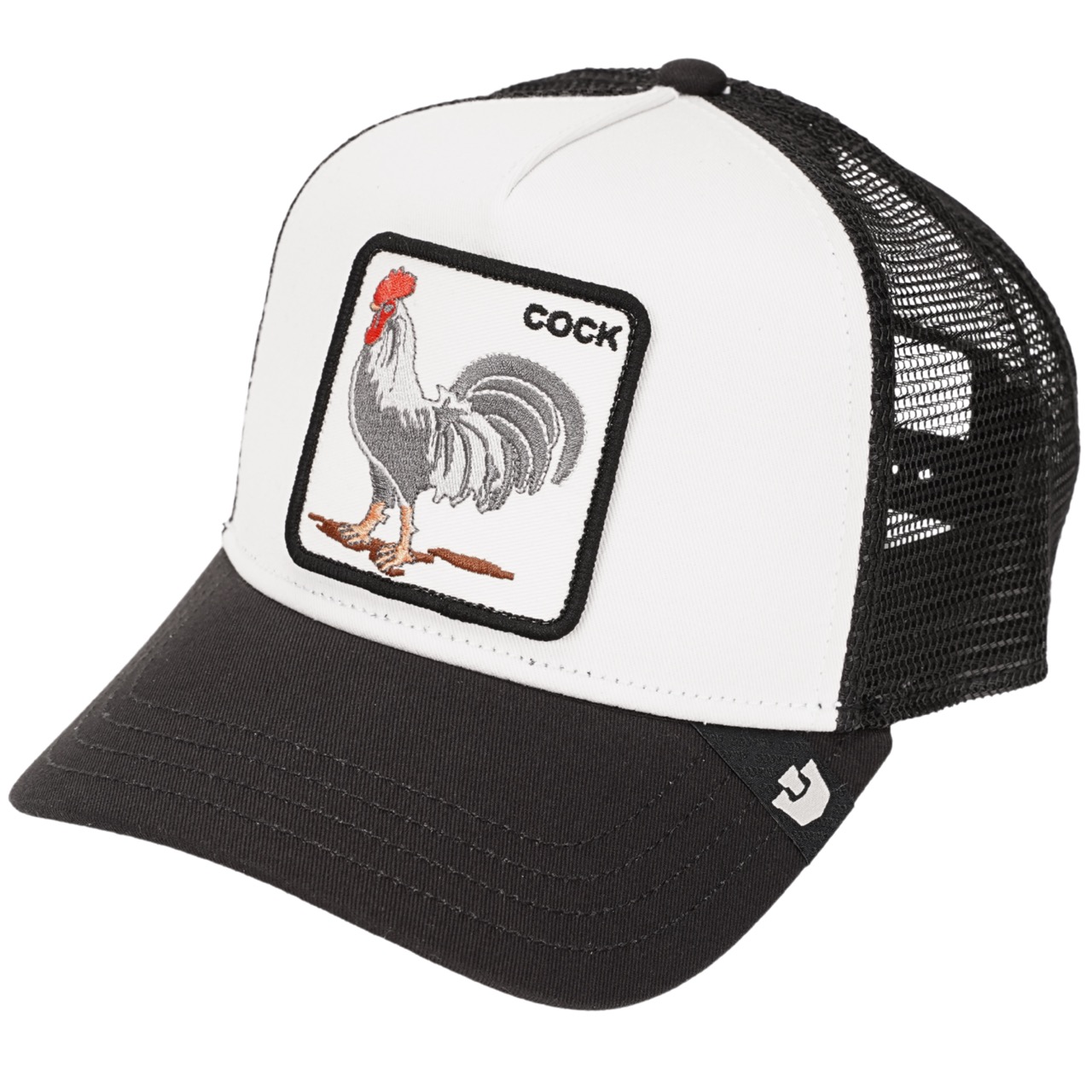 Goorin Bros Original Trucker Cap Cock schwarz-weiß