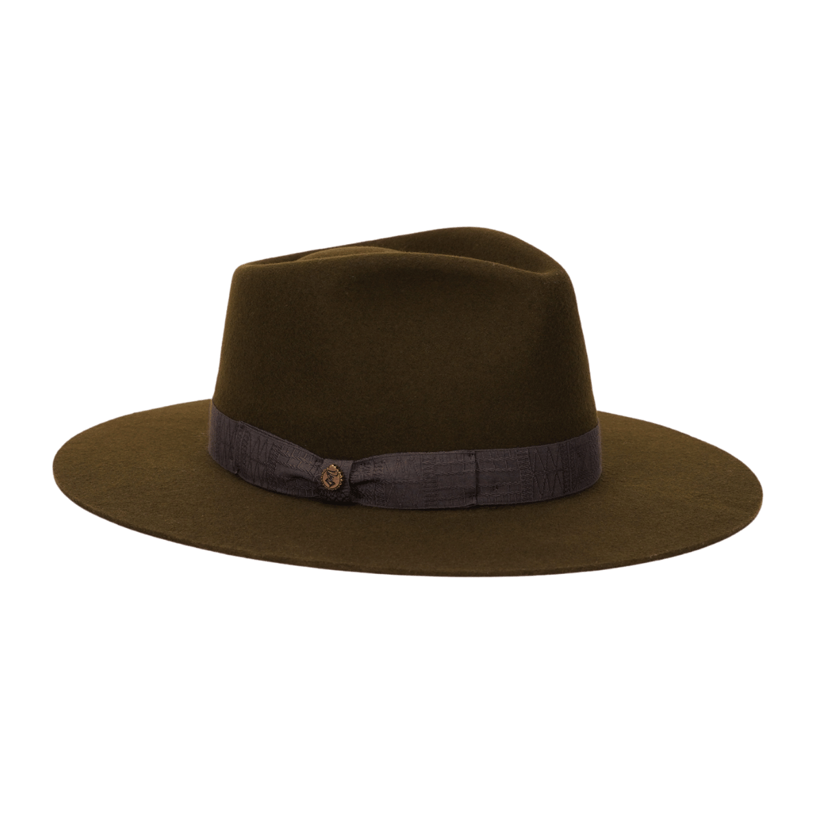 Fedora Filzhut Bergamo Handmade rustico oliv