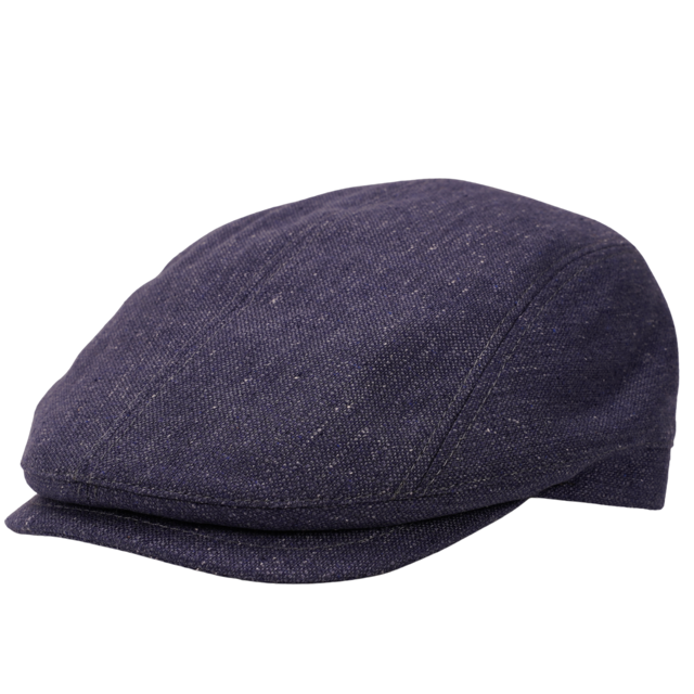 Seidenmütze Lugano jeansblau - Made in Italy