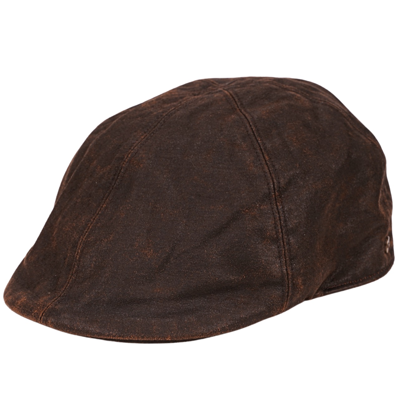 Gatsby Schiebermütze Lakota Waxed Cotton braun