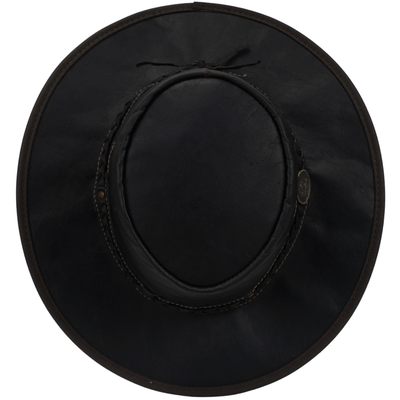 Scippis Lederhut Kangaroo Sundowner schwarz