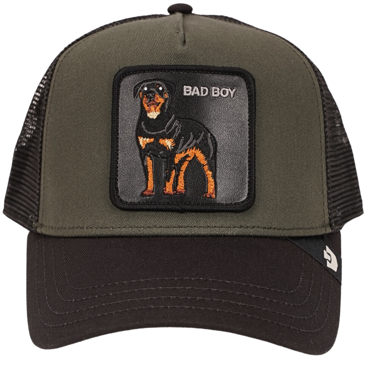 Goorin Bros Original Trucker Cap Bad Boy oliv-schwarz
