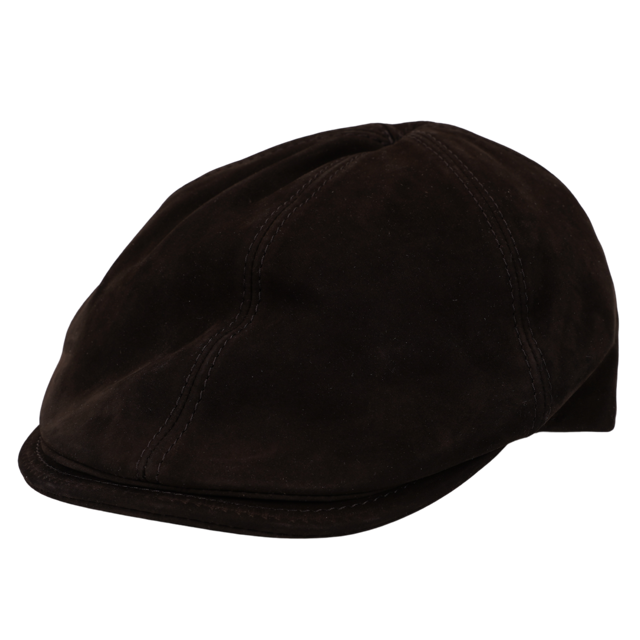 Balke Ledermütze Lombardo Handmade schwarz