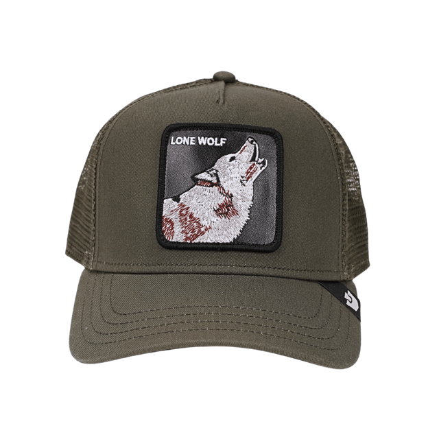 Goorin Bros Original Trucker Cap Lone Wolf oliv