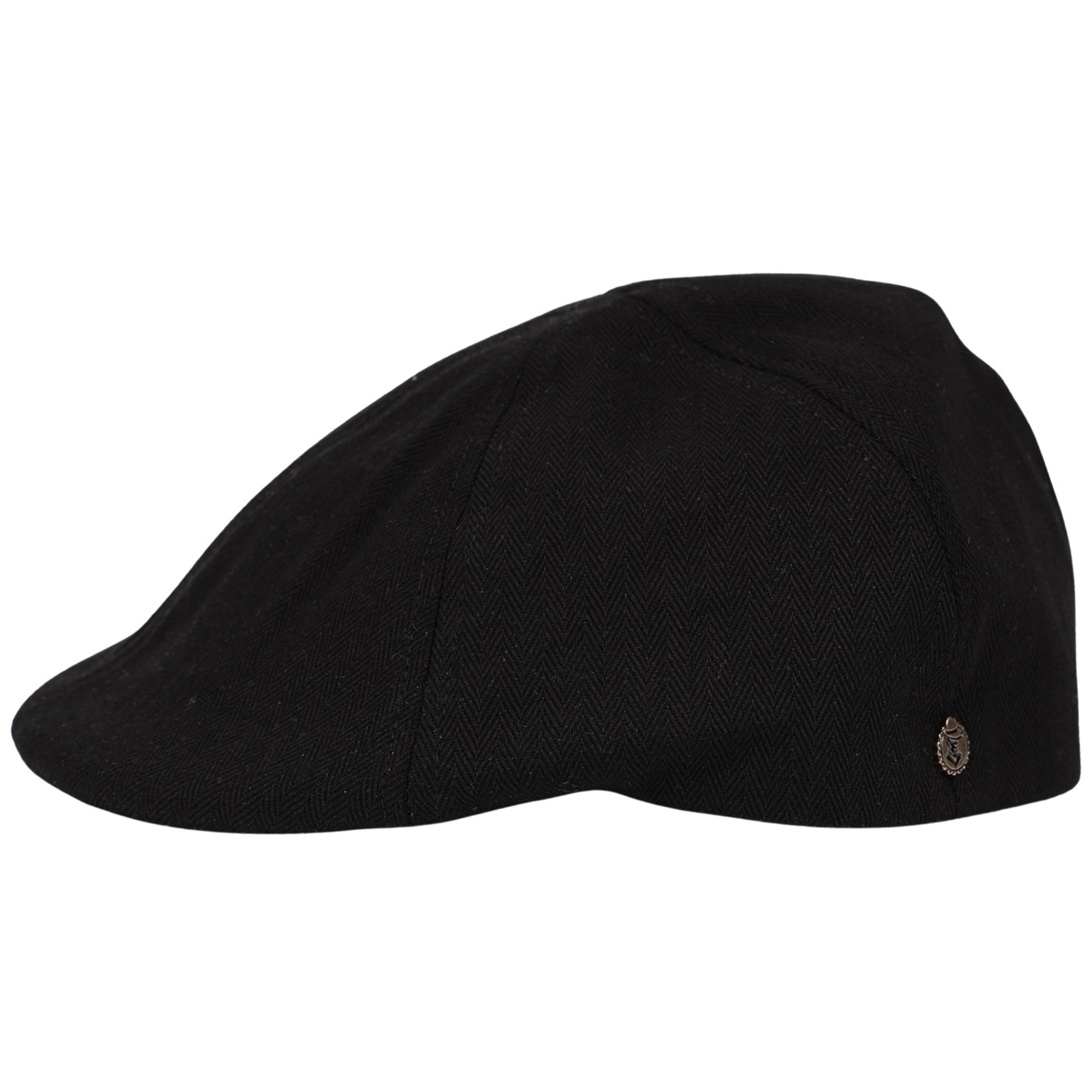 Gatsby Schiebermütze Romana schwarz - Cotton Premium Quality