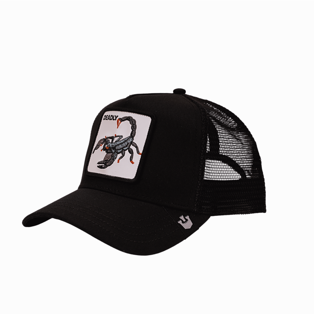 Goorin Bros Original Trucker Cap The Deadliest Scorpion schwarz
