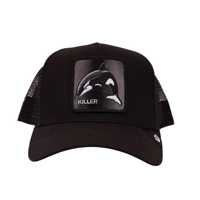 Goorin Bros Original Trucker Cap Killer Whale schwarz