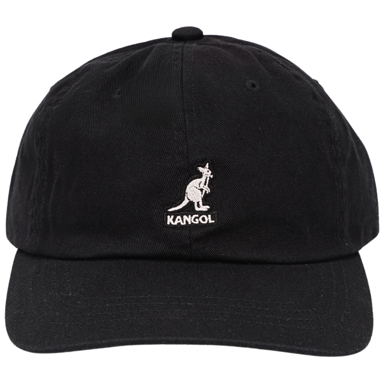 Original Kangol Baseball Cap Washed Cotton schwarz