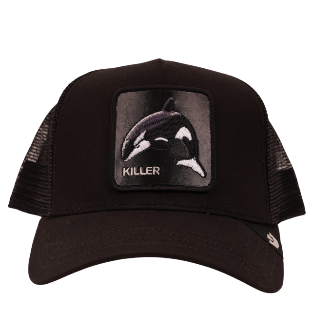 Goorin Bros Original Trucker Cap Killer Whale schwarz