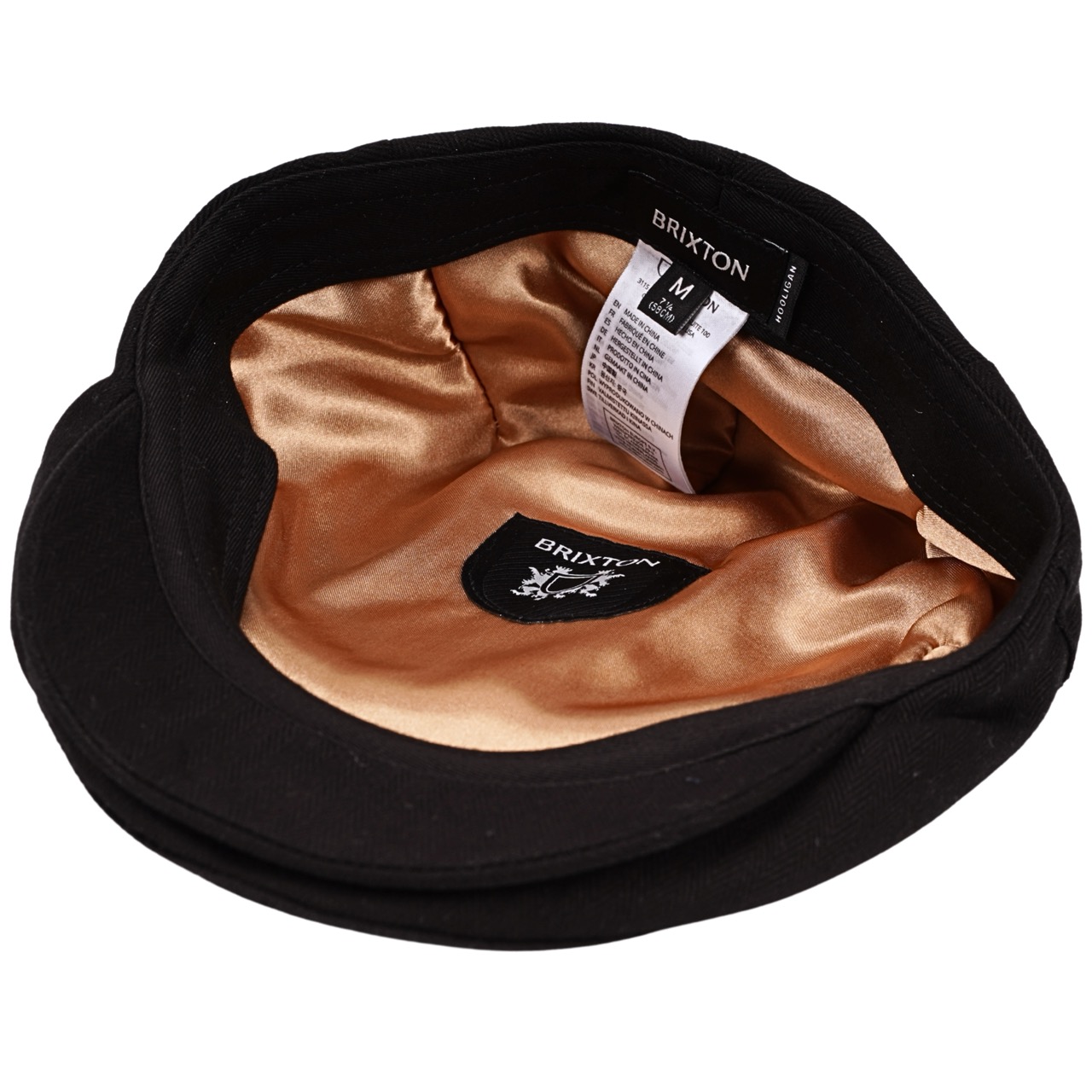 Brixton Original Flatcap Hooligan schwarz