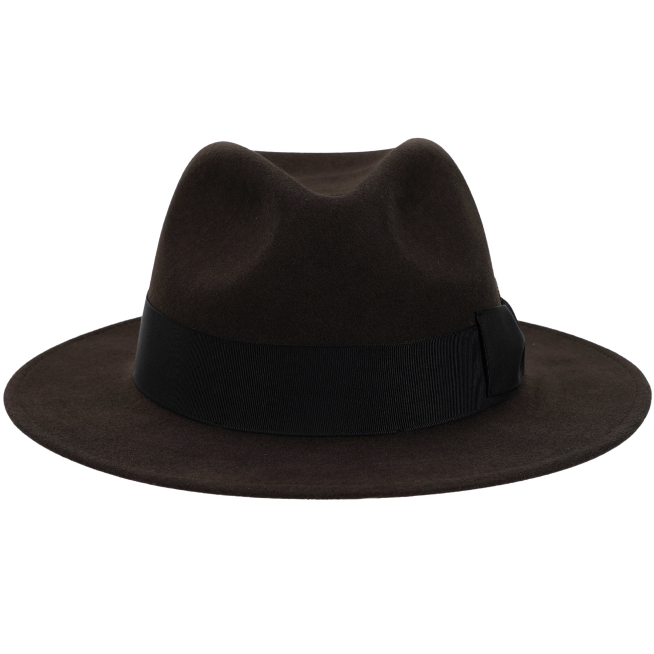 Fedora Filzhut Mantova Handmade in Italy dunkelbraun