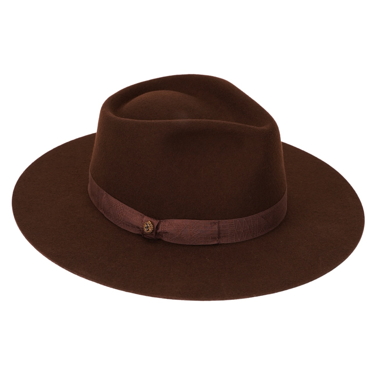 Fedora Filzhut Monza Handmade Rustico braun