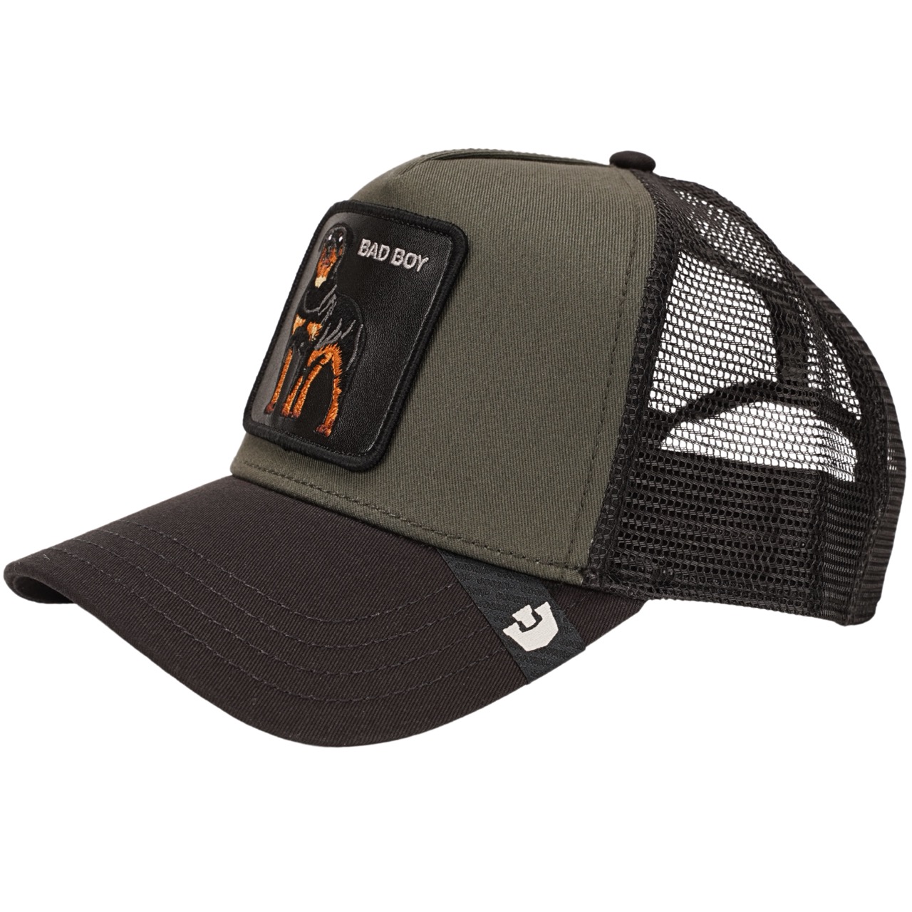 Goorin Bros Original Trucker Cap Bad Boy oliv-schwarz