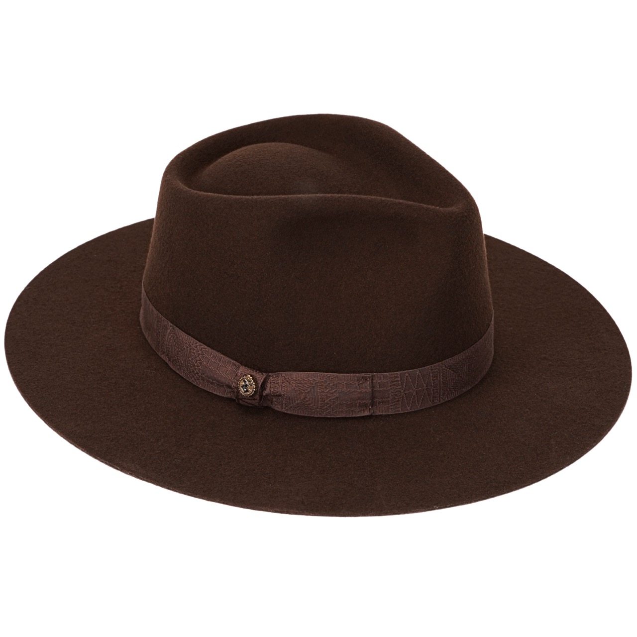 Fedora Filzhut Monza Handmade Rustico braun