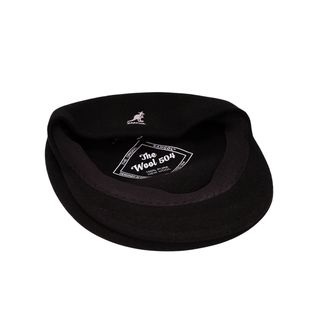 Kangol Original Flatcap Wool 504 schwarz